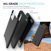 Tudia Merge Designed For Google Pixel 4 Xl Case / Cover Dual Layer With Extreme Protection - Matte Black