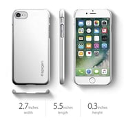 Spigen Thin Fit Designed For Iphone 7 Cover/case - Satin Silver
