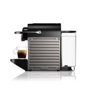 Nespresso C61 Pixie Electric Coffee Machine C61-BU-TI + Aeroccino Black