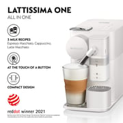 Nespresso F121 Lattissima One Coffee Machine F121-ME-WH-NE