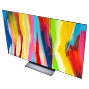 LG OLED77C26LA-AMAG OLED evo 4k Television C2 Series Cinema Screen Design Cinema HDR WebOS Smart AI ThinQ Pixel Dimming 77inch (2022 Model)