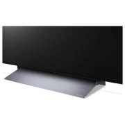 تلفزيون LG OLED evo 4K مقاس 55 بوصة من سلسلة C2 ، تصميم شاشة سينمائي HDR webOS22 مع تقنية ThinQ AI Pixel Dimming - OLED55C26LA