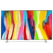 LG OLED evo TV 42 Inch C2 series, New 2022, Cinema Screen Design 4K Cinema HDR webOS22 with ThinQ AI Pixel Dimming - OLED42C26LB (2022 Model)