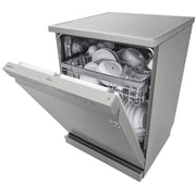 غسالة أطباق إل جي QuadWash Steam، 14 إعدادًا للمكان، EasyRack Plus، محرك عاكس مباشر، ThinQ - DFC532FP