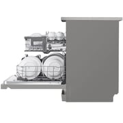 غسالة أطباق إل جي QuadWash Steam، 14 إعدادًا للمكان، EasyRack Plus، محرك عاكس مباشر، ThinQ - DFC532FP