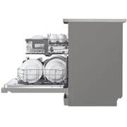 غسالة أطباق إل جي QuadWash Steam، 14 إعدادًا للمكان، EasyRack Plus، محرك عاكس مباشر، ThinQ - DFC532FP