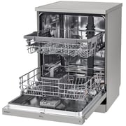 غسالة أطباق إل جي QuadWash Steam، 14 إعدادًا للمكان، EasyRack Plus، محرك عاكس مباشر، ThinQ - DFC532FP