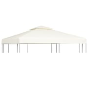 Vidaxl Gazebo Cover Canopy Replacement 310 G / M² Cream White 3 X 3 M