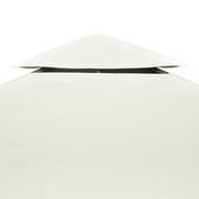 Vidaxl Gazebo Cover Canopy Replacement 310 G / M² Cream White 3 X 3 M
