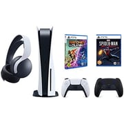 Sony Playstation 5 Digital Version with Extra DualSense Controller Bundle