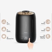 Deerma F600s Ultrasonic Humidifier Aromatherapy Oil Diffuser Three Gear Touch Temperature Intelligent Mist Maker Timing Function Constant Humidity | 5l Capacity - White