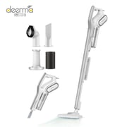 Deerma Dx700 2-in-1 Handheld Vacuum Cleaner With Large Capacity Dust Box Low Noise Triple Filter Vertical Dust Collector | 800ml | Multi-function - White