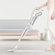 Deerma Dx700 2-in-1 Handheld Vacuum Cleaner With Large Capacity Dust Box Low Noise Triple Filter Vertical Dust Collector | 800ml | Multi-function - White