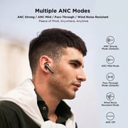 1more Es901 Comfobuds Pro True Wireless Earbuds, Adjustable Anc Modes With 6 Mics Enc Clear Call And Wireless Active Noise Cancelling | 13.4mm Driver | Bluetooth 5.0 - Black