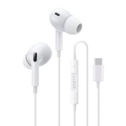 Lazor Mystic Plus EA162 Wired In Ear Earphones White