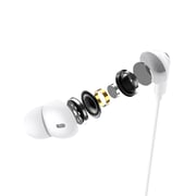 Lazor Mystic Plus EA162 Wired In Ear Earphones White