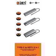 E-Den 12 In 1 USB-C Hub