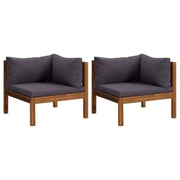 vidaXL Corner Sofas 2pcs