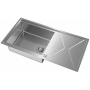TEKA Top/Flush Reversible Stainless Steel Sink With One Bowl And One Drainer Brooklyn 60 M-Xp 1B 1D Plus