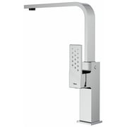 TEKA Single Lever Kitchen Tap With Slim Swivel High Spout And Cube Body Brooklyn Bky 915