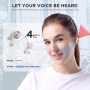 1more ECS3001T Pistonbuds Tws Earphones 4 Enc Mic Low Latency Dynamic Stereo Earbuds Touch Control Sports Headphones Type-c Charger | Bluetooth 5.0 - White