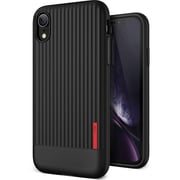 Vrs Design Single Fit Label Cover / Case For iPhone Xr - Black