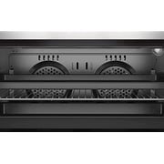 Milton Built-in Gas Oven Stainless Steel Digital Control Panel Double-black Glass Grill Rotisserie Automatic Ignition Thermostatic Cooling Double Fan MOG902S- 1 Year Warranty