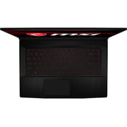 MSI Gf63 Thin Gaming Laptop 10th Gen Core i7-10750H 2.6GHz 8GB 512GB SSD NVIDIA GeForce RTX 3050 Windows 10 Home 15.6inch FHD Black English Keyboard- International Version