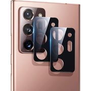 Inet Camera Lens Protector Black/Clear For Galaxy Note 20 Ultra