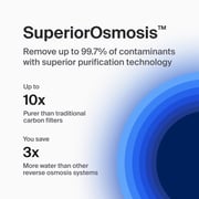 Bluewater Spirit 300CP SuperiorOsmosis Water Purifier , Up to 3800L/Day - 1 Year Warranty