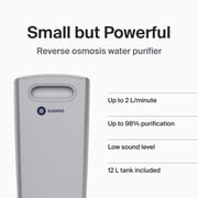 Bluewater Cleone Balance Reverse Osmosis Water Purifier with Up to 200 L/Day (53 USGAL/day) | 12 L (3.2 USGAL) Pressurized Tank & Faucet Included - 1 Year Warranty