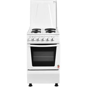 Super General Freestanding Electric-cooker 4 Hot Plates White SGC-5041-BS 1 Year Warranty