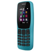 نوكيا 110 4 ميجابايت لون محيط الأزرق 2G ثنائي الشريحة هاتف ذكي