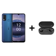 Nokia G11 Plus 64GB Blue 4G Smartphone + Nokia BH-205 Earbud Lite