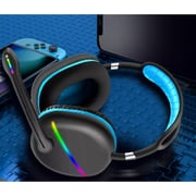 AQM Wireless Headset Black/Blue