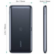 Aukey Power Bank 10000mAh Black PB-WL02