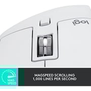Logitech MX Master 3s Performance Wireless Mouse, Pale Grey