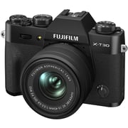 Fujifilm X-T30 II Mirrorless Camera Black With 15-45mm Lens