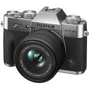 Fujifilm X-T30 II Mirrorless Camera Silver With 15-45mm Lens