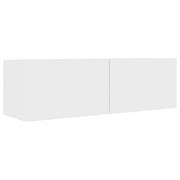Vidaxl Tv Cabinet White 100x30x30 Cm Engineered Wood