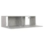 Vidaxl Tv Cabinet Concrete Grey 100x30x30 Cm Engineered Wood
