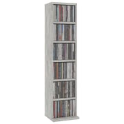Vidaxl Cd Cabinet Concrete Grey 21x20x88 Cm Engineered Wood