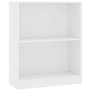 Vidaxl Bookshelf White 60x24x74.5 Cm Engineered Wood