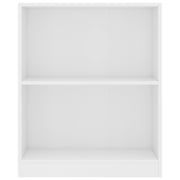 Vidaxl Bookshelf White 60x24x74.5 Cm Engineered Wood