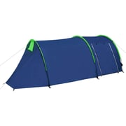 Vidaxl Camping Tent 4 Persons Navy Blue/green