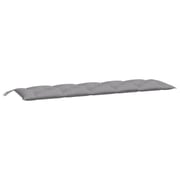 Vidaxl Garden Bench Cushion Grey 180x50x7 Cm Fabric