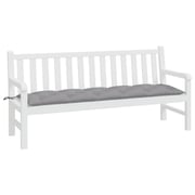 Vidaxl Garden Bench Cushion Grey 180x50x7 Cm Fabric