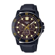 كاسيو ساعة جلد للرجال Mtp-vd300bl-5eudf