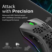 Vertux Ammolite Wireless Gaming Mouse Black