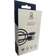 Throne Premium USB-C To USB-A Cable 1m White